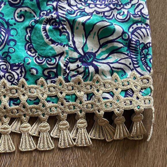 Lilly Pulitzer Blue Paisley Mini Dress - Picture 4 of 8